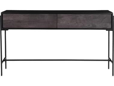 Moe's Home Tobin 54" Rectangular Wood Charcoal Console Table MEJD100307