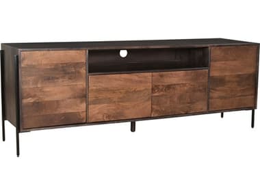 Moe's Home Tobin 76" Mango Wood Light Brown Media Console MEJD100412