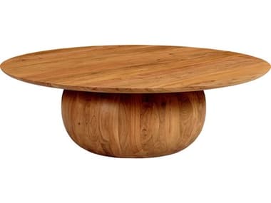 Moe's Home Bradbury 42" Round Wood Natural Coffee Table MEJD105603