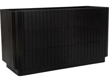 Moe's Home Povera 6-Drawers Acacia Wood Double Dresser MEJD106202