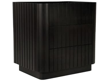 Moe's Home Povera 3-Drawers Acacia Wood Nightstand MEJD106302