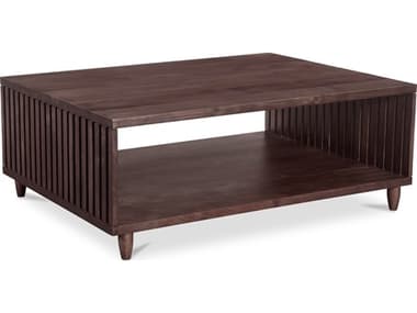 Moe's Home Ryse Rectangular Wood Espresso Brown Coffee Table MEJD106803