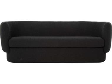 Moe's Home Koba 83" Black Fabric Upholstered Sofa MEJM100102