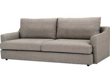 Moe's Home Alvin 94" Gray Fabric Upholstered Sofa MEJM100640