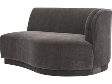 Moe's Home Yoon Umbra Grey Upholstered RAF Loveseat MEJM101625