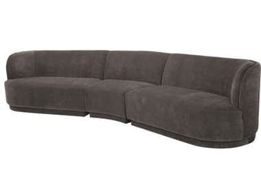 Moe's Home Yoon Compass Umbra Grey Modular Sectional Sofa MEJM102125