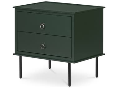 Moe's Home Reagan 25"W Nightstand Deep Green MEJU100627