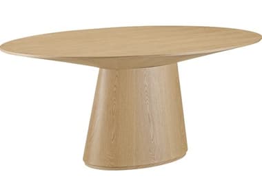 Moe's Home Otago Oval Dining Table Natural Oak MEKC1007240