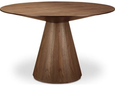 Moe's Home Otago Round Dining Table Walnut Brown MEKC1028030