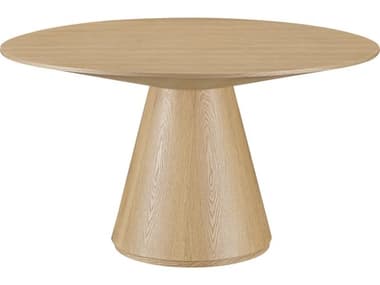 Moe's Home Otago Round Dining Table Natural Oak MEKC1028240