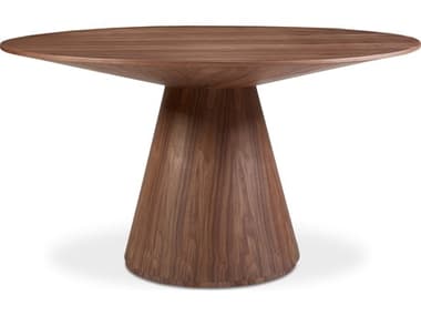 Moe's Home Otago Round 54In Dining Table Walnut Brown MEKC1029030