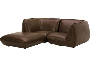 Moe's Home Zeppelin Nook Leather Sectional Sofa MEKQ101603