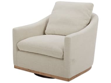 Moe's Home Linden Swivel Beige Fabric Accent Chair MEKQ102934