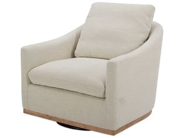 Moe's Home Linden Swivel 33" Beige Fabric Accent Chair MEKQ102934