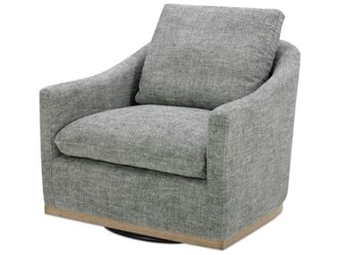 Moe's Home Linden Swivel 33" Gray Fabric Accent Chair MEKQ102937
