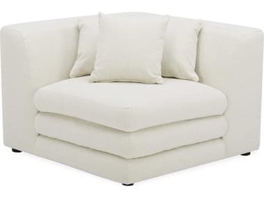 Moe's Home Lowtide 39" White Fabric Corner Modular Chair MEKQ103018