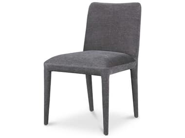 Moe's Home Calla Fabric Gray Upholstered Side Dining Chair MEME106225