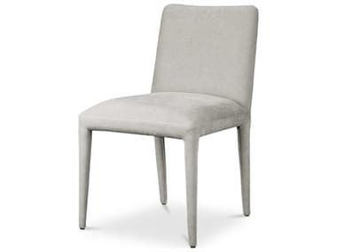Moe's Home Calla Fabric Gray Upholstered Side Dining Chair MEME106229