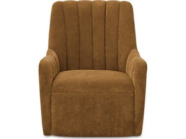 Moe's Home Bowie Swivel Ochre Brown Accent Chair MEMM100120