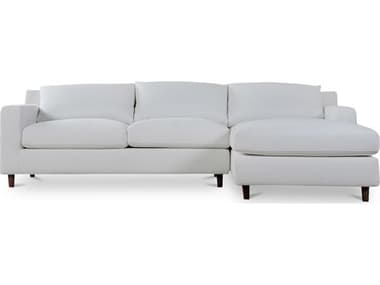 Moe's Home Hutton White Upholstered Right Sectional Sofa MEMO100505R0