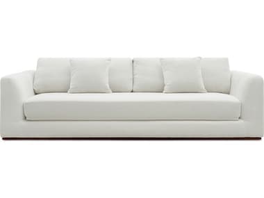Moe's Home Rue White Upholstered Sofa MEMO100618