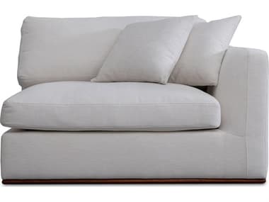 Moe's Home Rue White Right Arm Facing Modular Chair MEMO100818