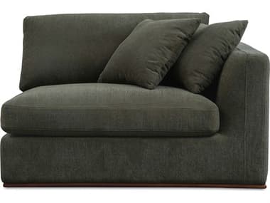 Moe's Home Rue Green Right Arm Facing Modular Chair MEMO100827