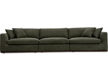 Moe's Home Rue Green Upholstered Sofa MEMO101927