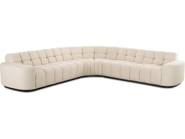 Moe's Home Roman 118"W L-Shaped Sectional Oat MEOA1042340