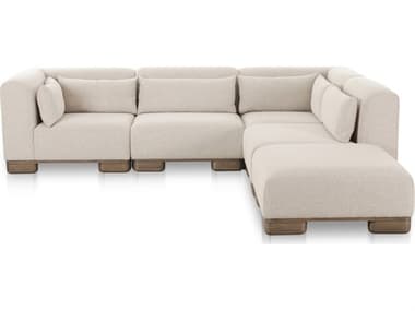 Moe's Home June Beige Upholstered Sectional Sofa MEOA104734