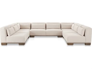 Moe's Home June Beige Upholstered Sectional Sofa MEOA104934