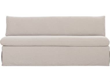 Moe's Home Fable Beige Upholstered Accent Bench MEOA105234