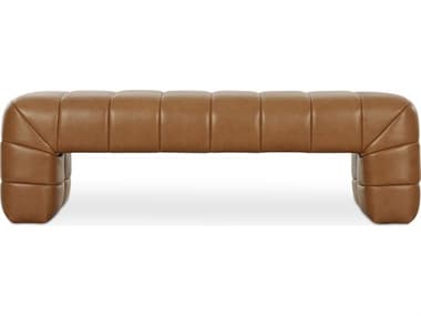 Moe's Home Verity Brown Leather Accent Bench MEOA105740