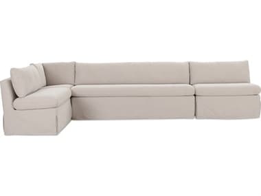 Moe's Home Fable Beige Upholstered Sectional Sofa MEOA107034