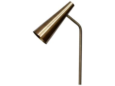 Moe's Home Trumpet LED Antique Brass Floor Lamp MEOD100751