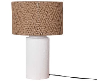 Moe's Home Aine White Natural Table Lamp MEOD102424