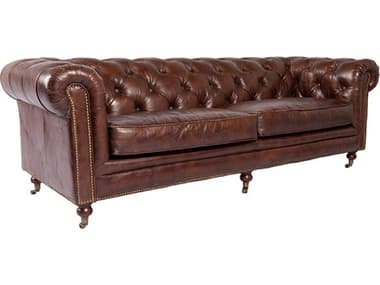 Moe's Home Accent Brown Leather Sofa MEPK100720