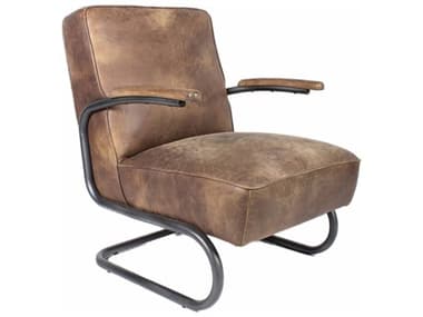 Moe's Home Accent Brown Leather Chair MEPK102203