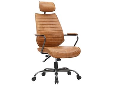 Moe's Home Leather Adjustable Executive Desk Chair MEPK108123