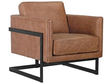 Moe's Home 27" Brown Leather Club Chair MEPK108214