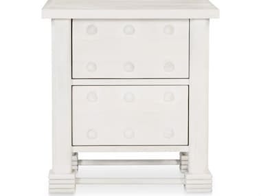 Moe's Home Clement 2-Drawers White Mango Wood Nightstand MEPZ100818