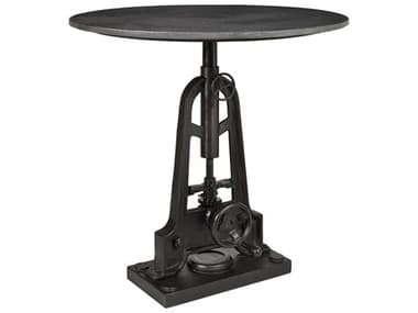 Moe's Home Delaware 35.5"W Adjustable Café Table Black MEQJ1006020