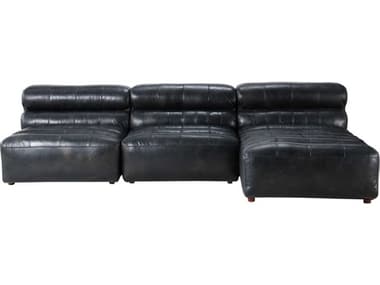 Moe's Home Ramsay Leather Sectional Sofa MEQN101801