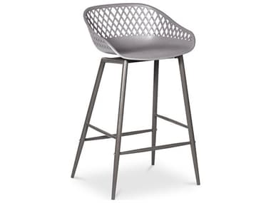 Moe's Home Piazza Grey Counter Stool Set of 2 MEQX100915