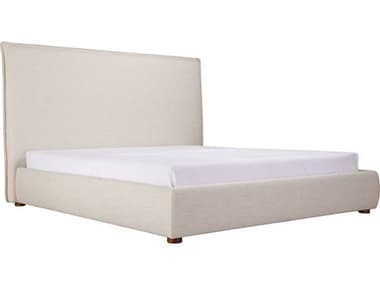 Moe's Home Luzon Queen Bed Tall Headboard Wheat MERN1148340