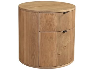 Moe's Home 2-Drawers Natural Oak Wood Nightstand MERP101124