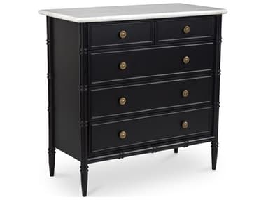 Moe's Home Eleanor 5 Drawer Chest Black MERP106002