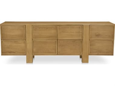 Moe's Home Henley Brown Oak Wood Double Dresser MERP106503