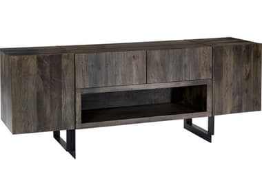 Moe's Home Tiburon 72" Acacia Wood Natural Media Console MESR102224