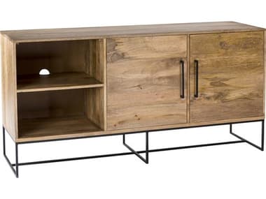 Moe's Home Colvin 60" Mango Wood Natural Media Console MESR102924